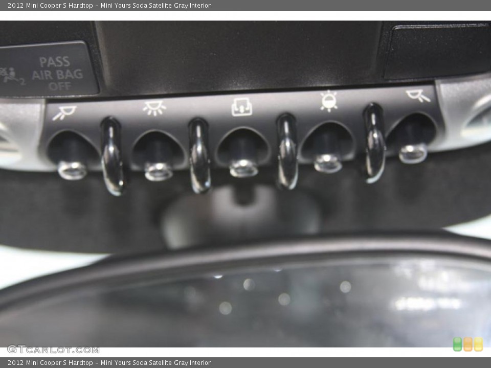 Mini Yours Soda Satellite Gray Interior Controls for the 2012 Mini Cooper S Hardtop #52588097