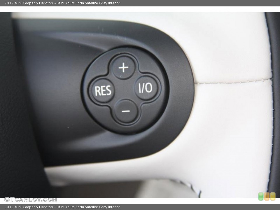Mini Yours Soda Satellite Gray Interior Controls for the 2012 Mini Cooper S Hardtop #52588142
