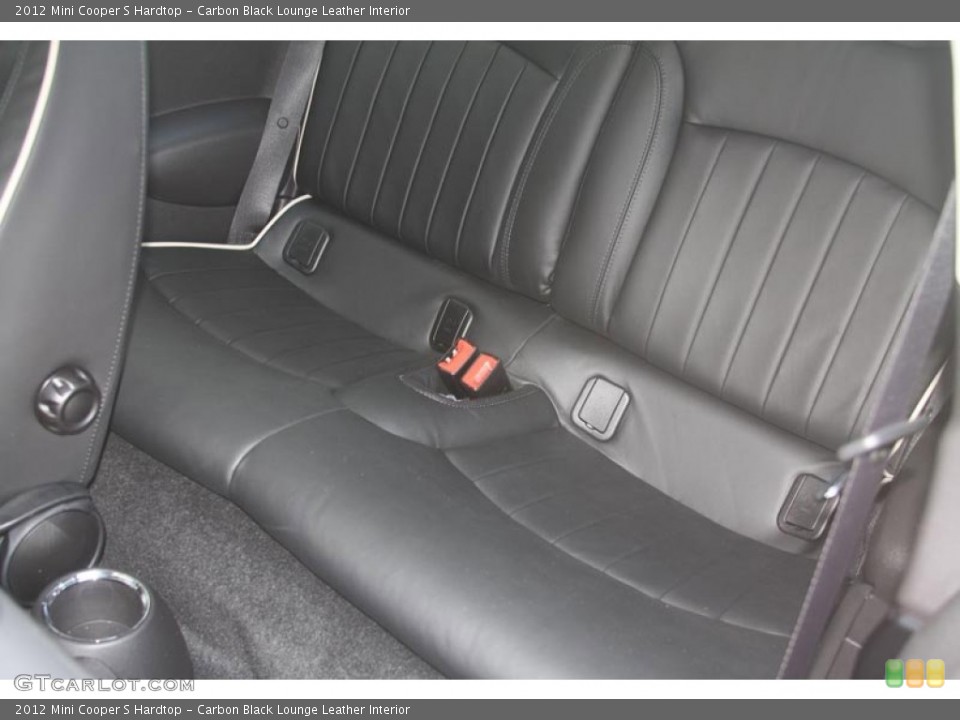 Carbon Black Lounge Leather Interior Photo for the 2012 Mini Cooper S Hardtop #52588199