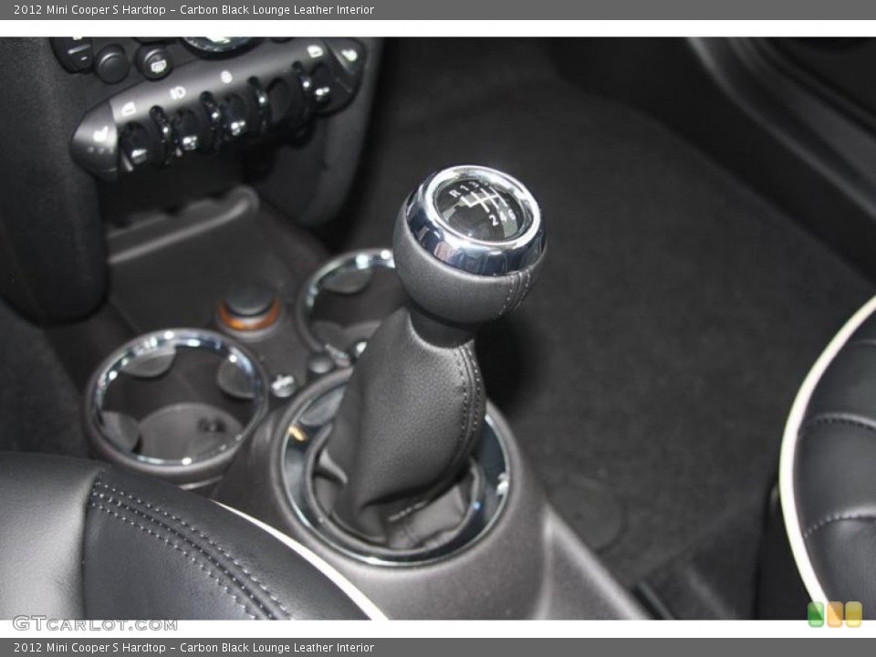Carbon Black Lounge Leather Interior Transmission for the 2012 Mini Cooper S Hardtop #52588238