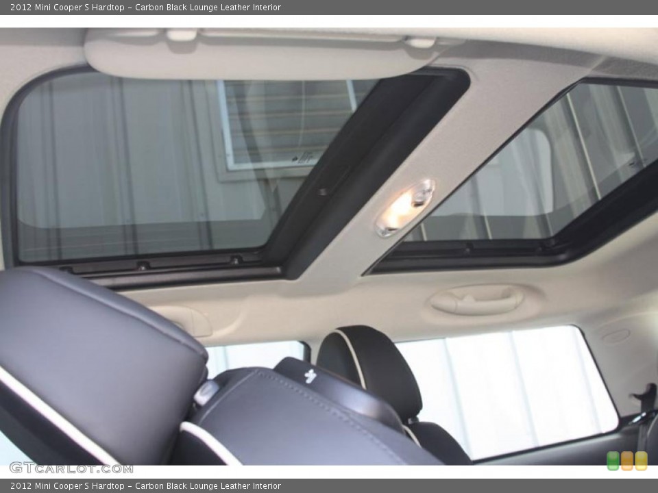 Carbon Black Lounge Leather Interior Sunroof for the 2012 Mini Cooper S Hardtop #52588262