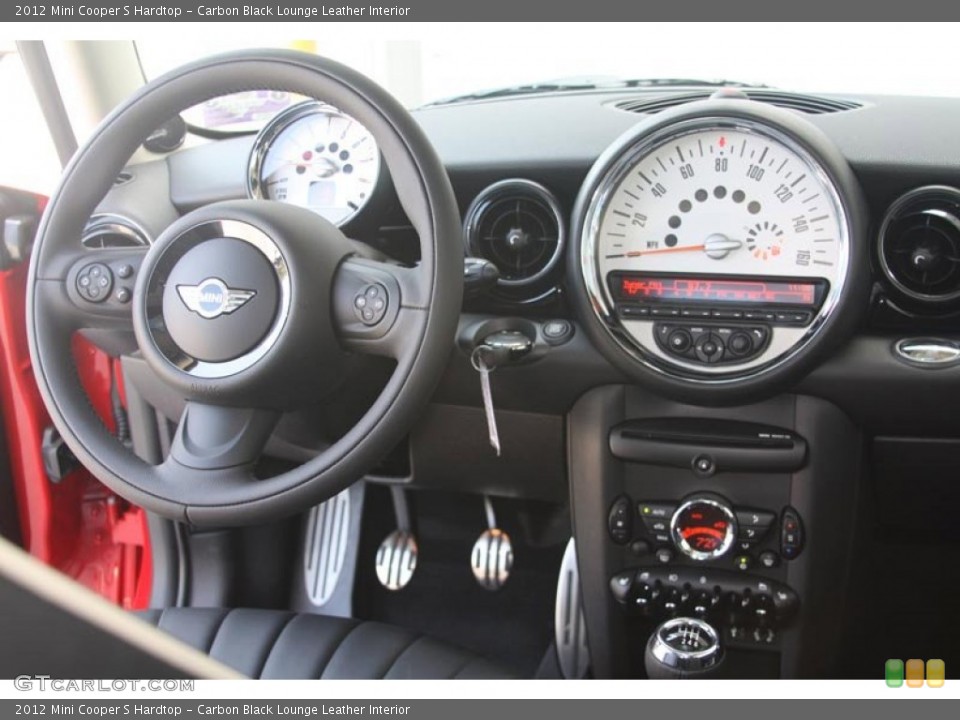 Carbon Black Lounge Leather Interior Dashboard for the 2012 Mini Cooper S Hardtop #52588265