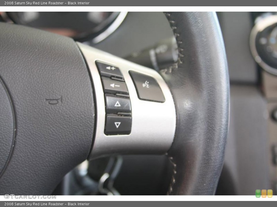 Black Interior Controls for the 2008 Saturn Sky Red Line Roadster #52588691