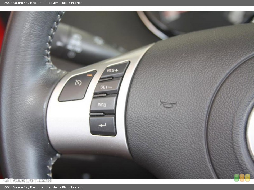 Black Interior Controls for the 2008 Saturn Sky Red Line Roadster #52588700