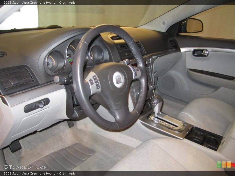 Gray Interior Photo for the 2008 Saturn Aura Green Line Hybrid #52589180