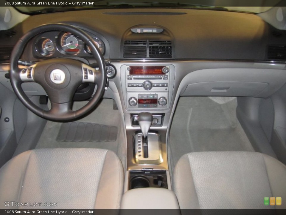 Gray Interior Dashboard for the 2008 Saturn Aura Green Line Hybrid #52589291