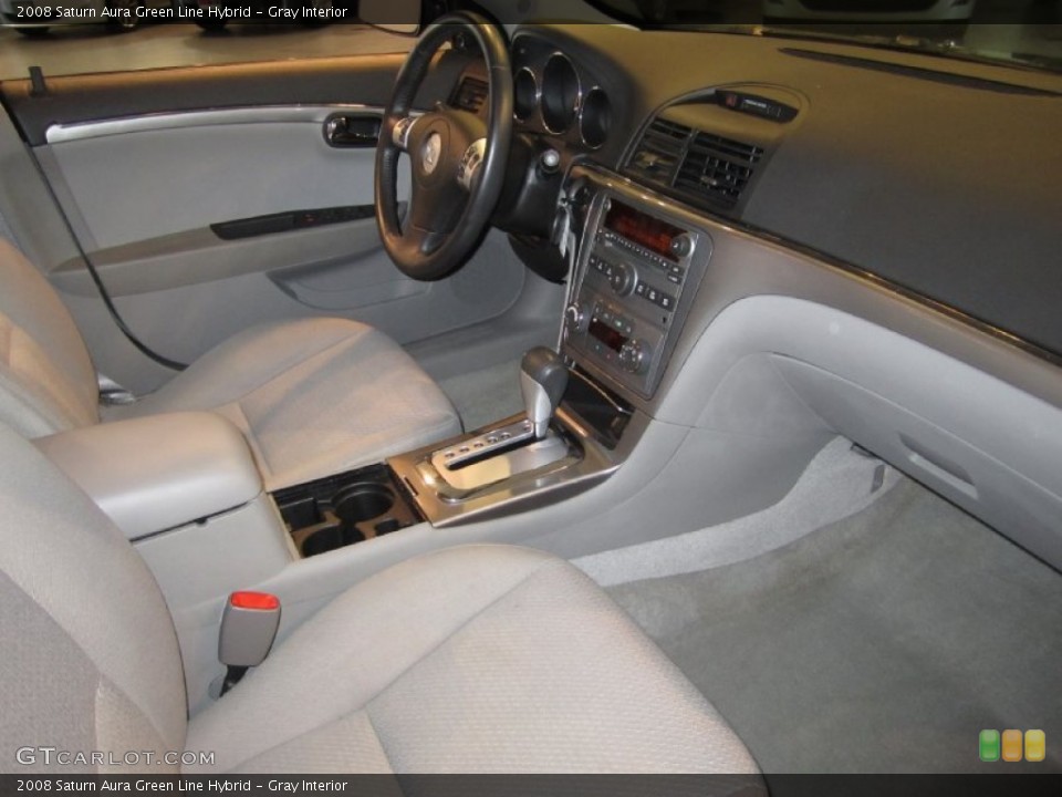Gray Interior Photo for the 2008 Saturn Aura Green Line Hybrid #52589351