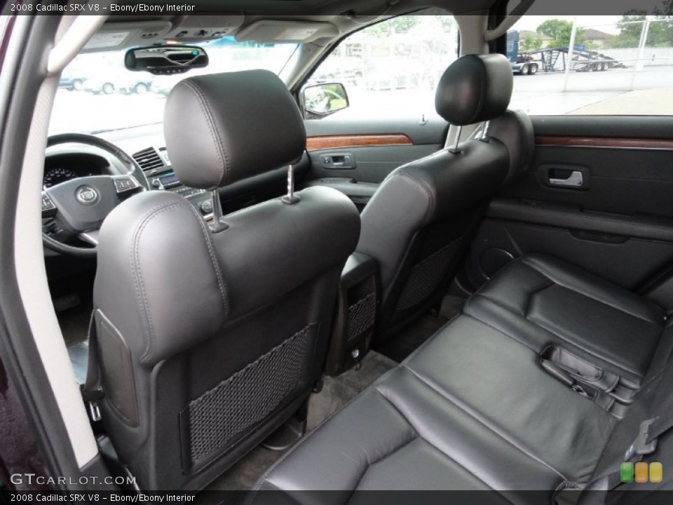 Ebony/Ebony Interior Photo for the 2008 Cadillac SRX V8 #52590329
