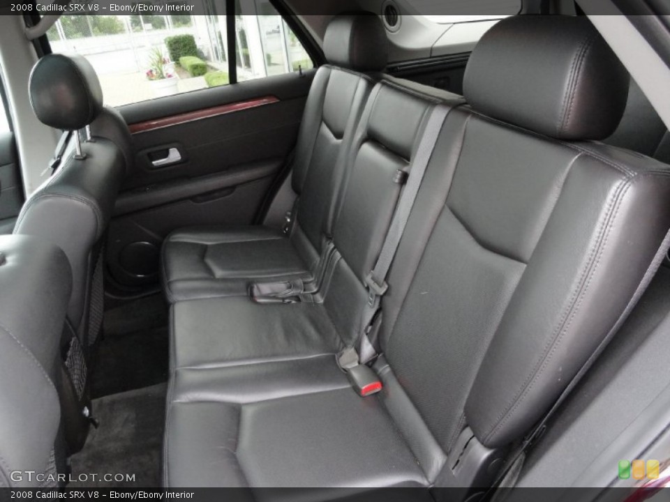 Ebony/Ebony Interior Photo for the 2008 Cadillac SRX V8 #52590341