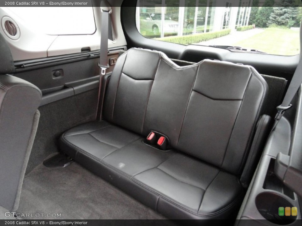Ebony/Ebony Interior Photo for the 2008 Cadillac SRX V8 #52590353