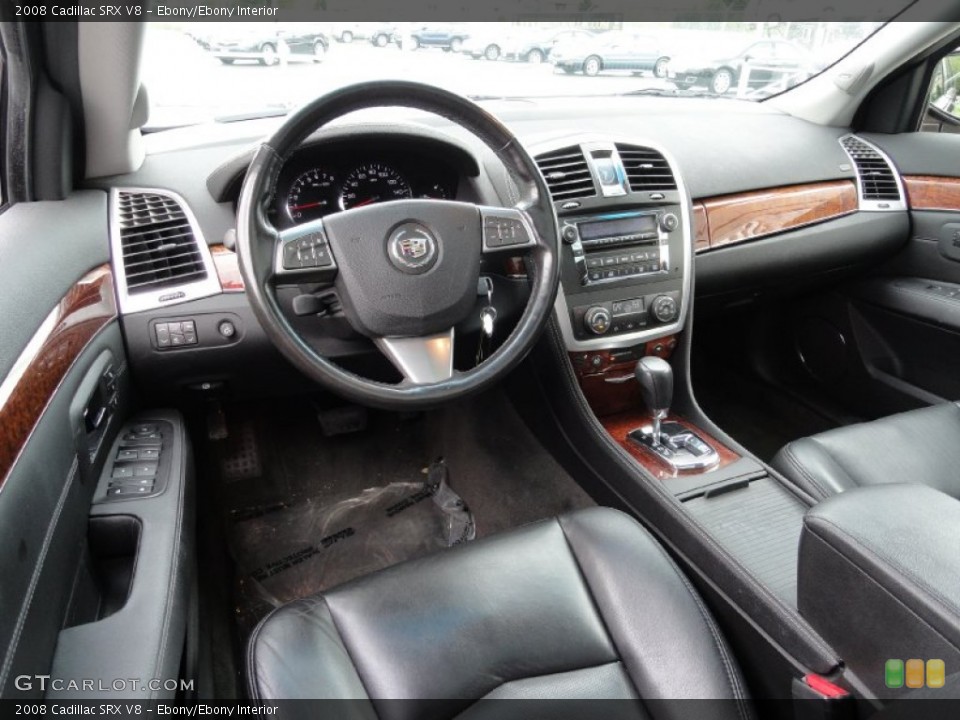Ebony/Ebony Interior Prime Interior for the 2008 Cadillac SRX V8 #52590365