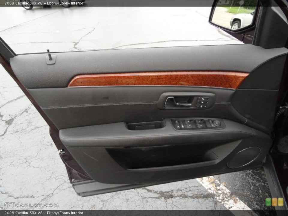 Ebony/Ebony Interior Door Panel for the 2008 Cadillac SRX V8 #52590377