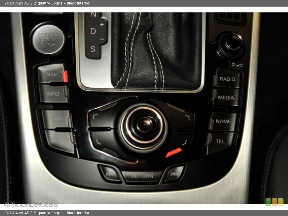 Black Interior Controls for the 2010 Audi A5 3.2 quattro Coupe #52593035