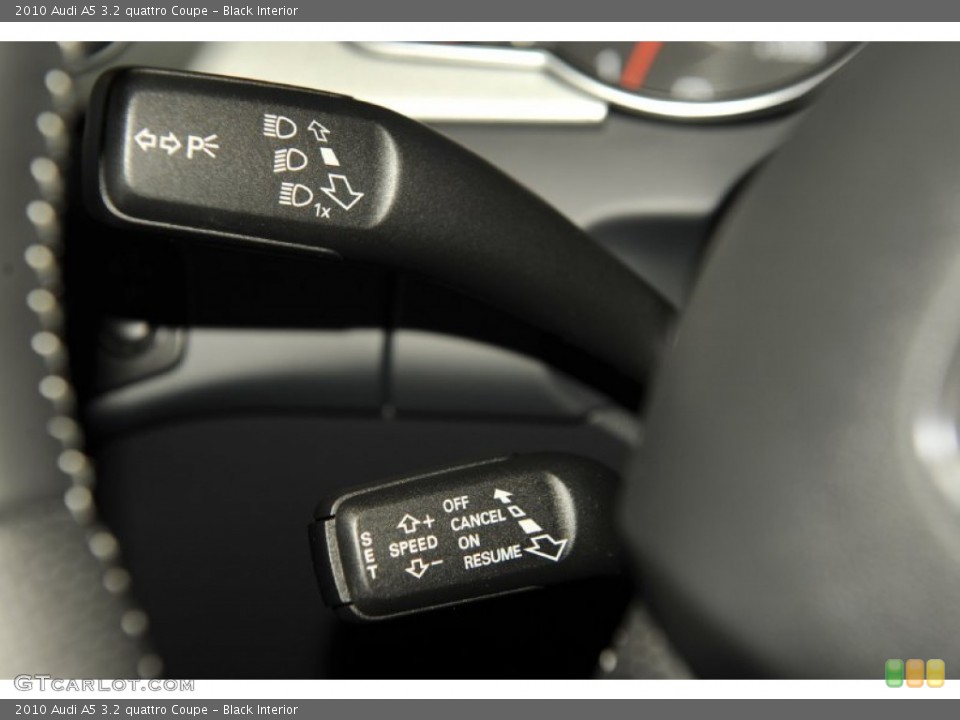 Black Interior Controls for the 2010 Audi A5 3.2 quattro Coupe #52593104