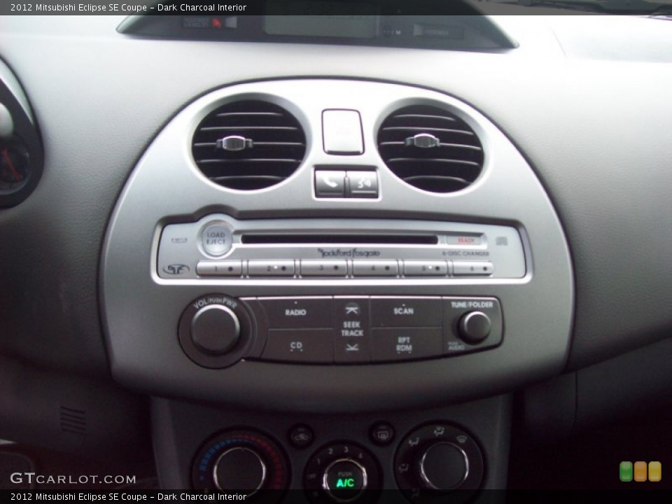 Dark Charcoal Interior Controls for the 2012 Mitsubishi Eclipse SE Coupe #52593710