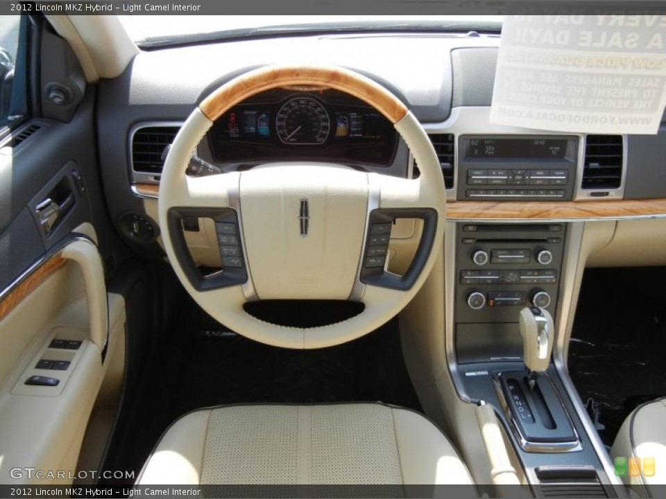 Light Camel Interior Dashboard for the 2012 Lincoln MKZ Hybrid #52593839