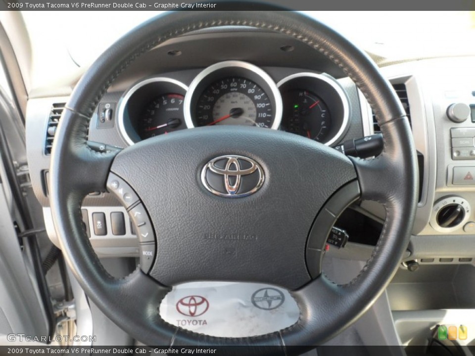 Graphite Gray Interior Steering Wheel for the 2009 Toyota Tacoma V6 PreRunner Double Cab #52593911