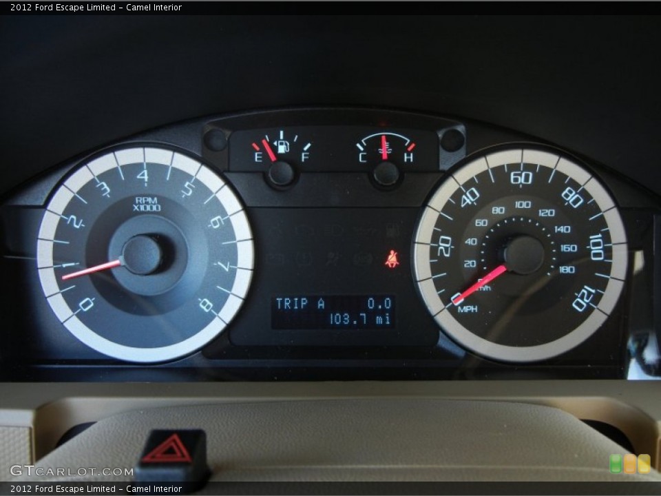 Camel Interior Gauges for the 2012 Ford Escape Limited #52594022