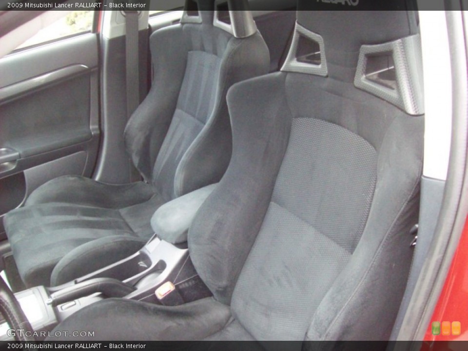 Black Interior Photo for the 2009 Mitsubishi Lancer RALLIART #52594643