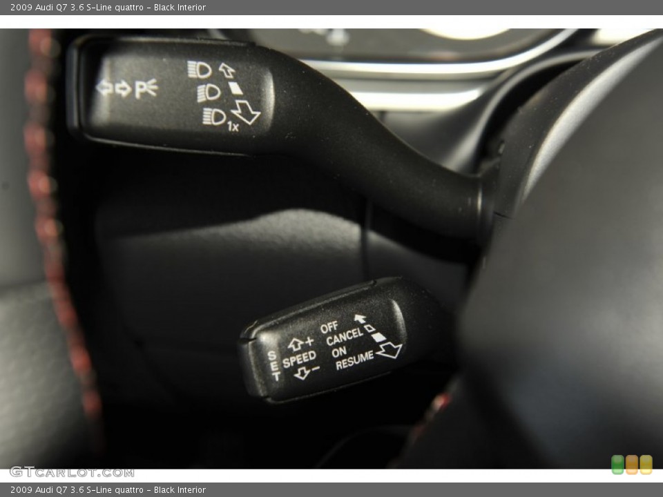 Black Interior Controls for the 2009 Audi Q7 3.6 S-Line quattro #52594730