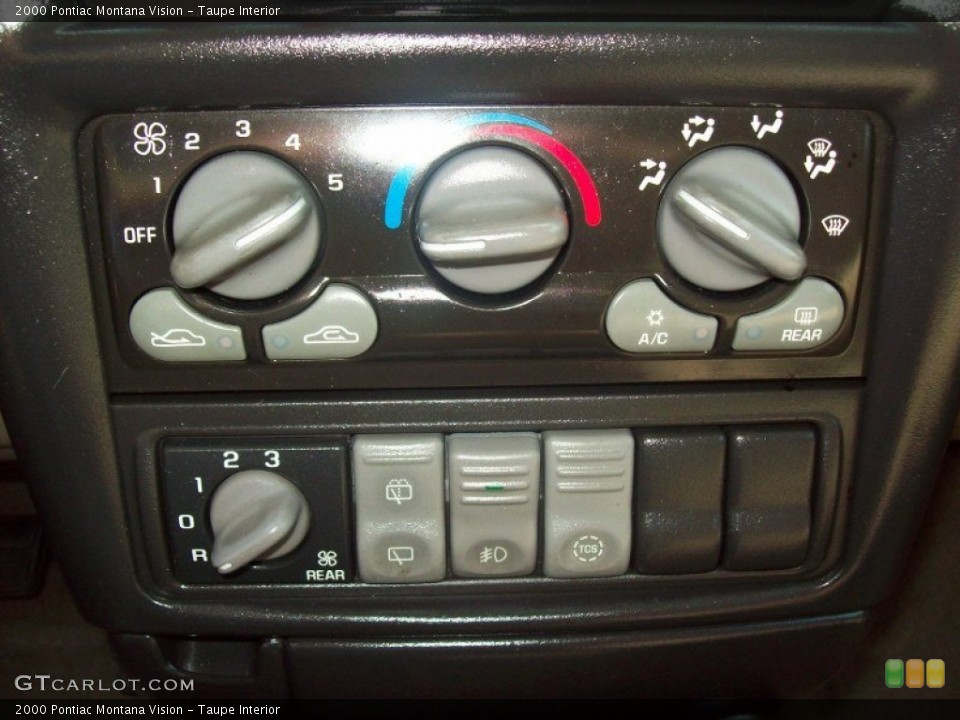 Taupe Interior Controls for the 2000 Pontiac Montana Vision #52595924