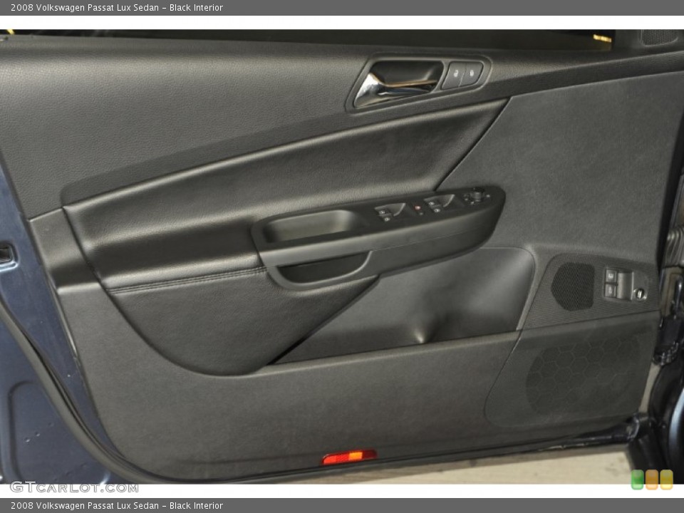 Black Interior Door Panel for the 2008 Volkswagen Passat Lux Sedan #52596410