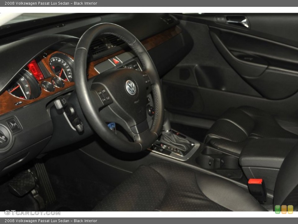 Black Interior Photo for the 2008 Volkswagen Passat Lux Sedan #52596416