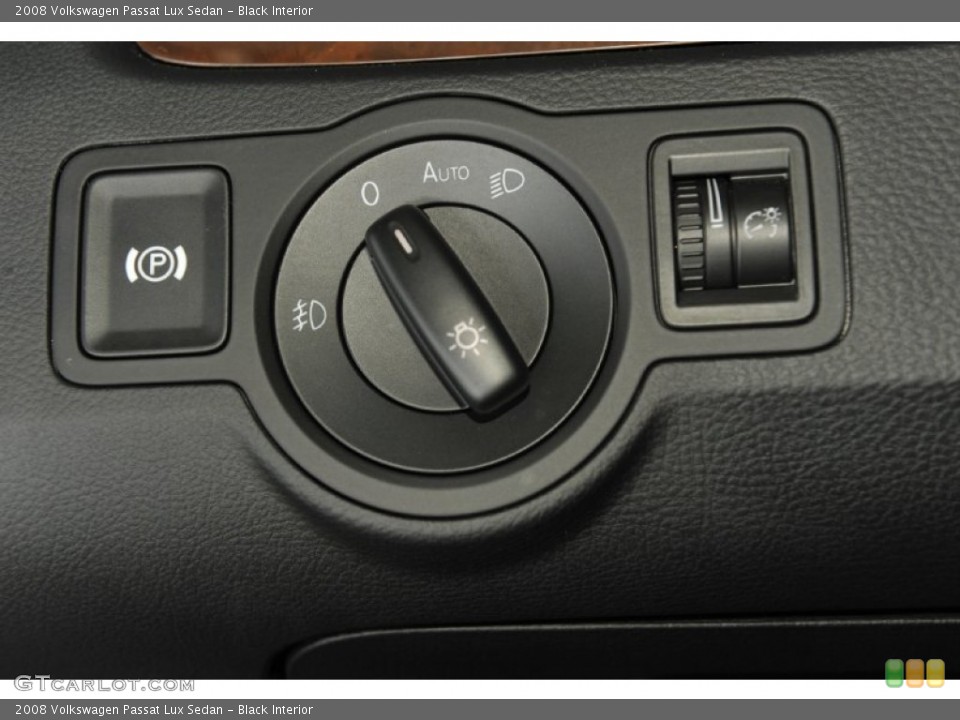 Black Interior Controls for the 2008 Volkswagen Passat Lux Sedan #52596506