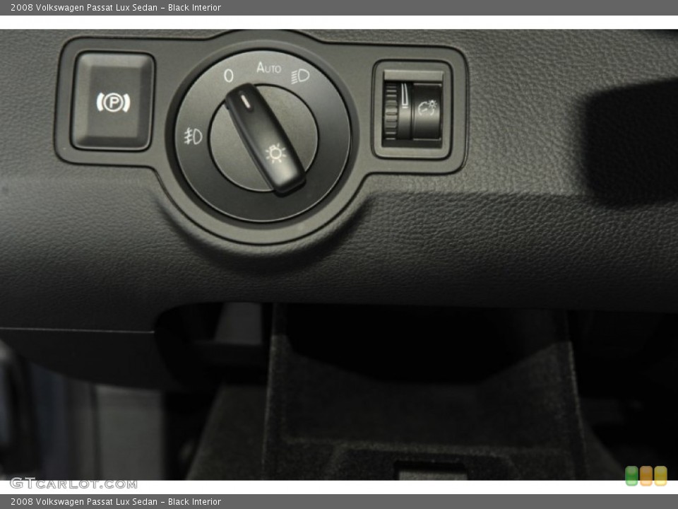 Black Interior Controls for the 2008 Volkswagen Passat Lux Sedan #52596509
