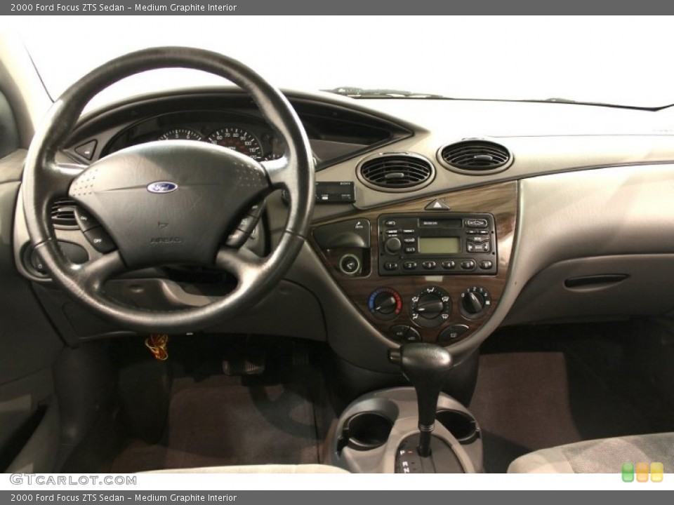 Medium Graphite Interior Dashboard for the 2000 Ford Focus ZTS Sedan #52599686