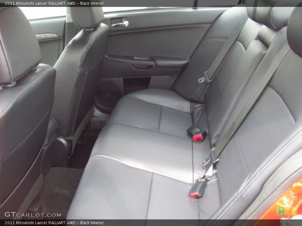 Black Interior Photo for the 2011 Mitsubishi Lancer RALLIART AWD #52599908