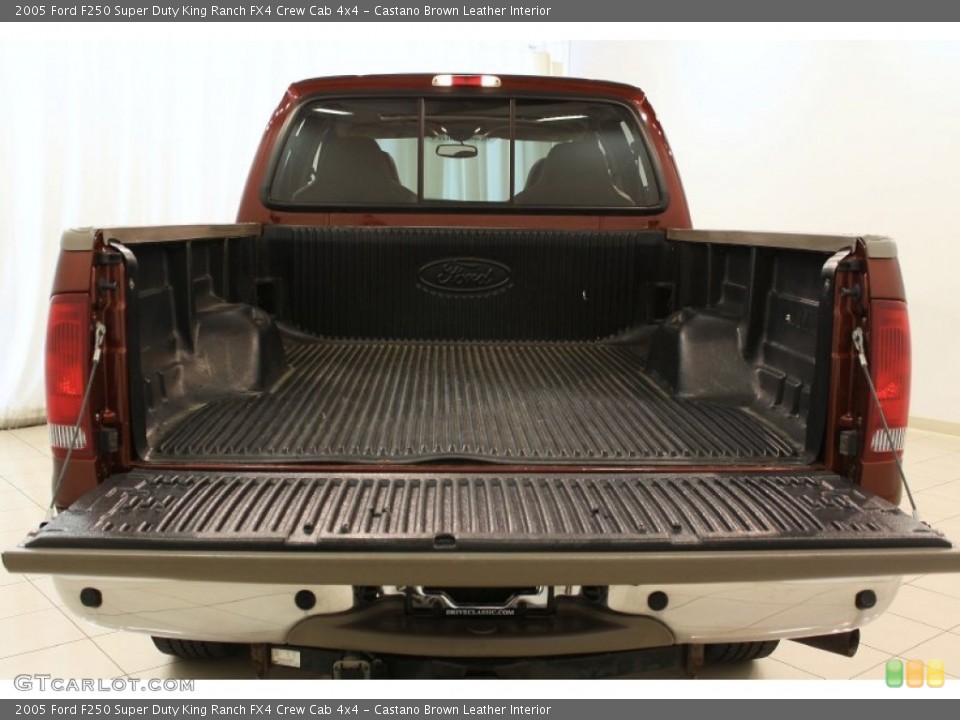 Castano Brown Leather Interior Trunk for the 2005 Ford F250 Super Duty King Ranch FX4 Crew Cab 4x4 #52601777