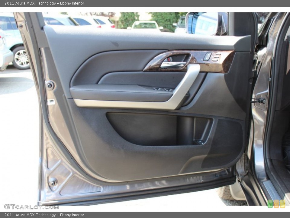 Ebony Interior Door Panel for the 2011 Acura MDX Technology #52602293