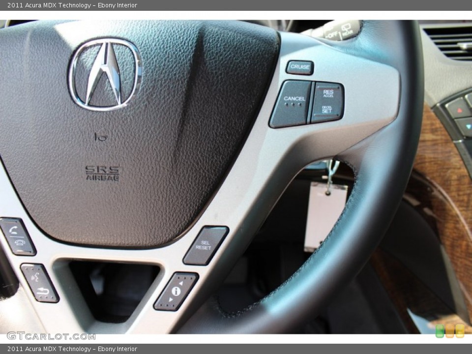 Ebony Interior Controls for the 2011 Acura MDX Technology #52602398