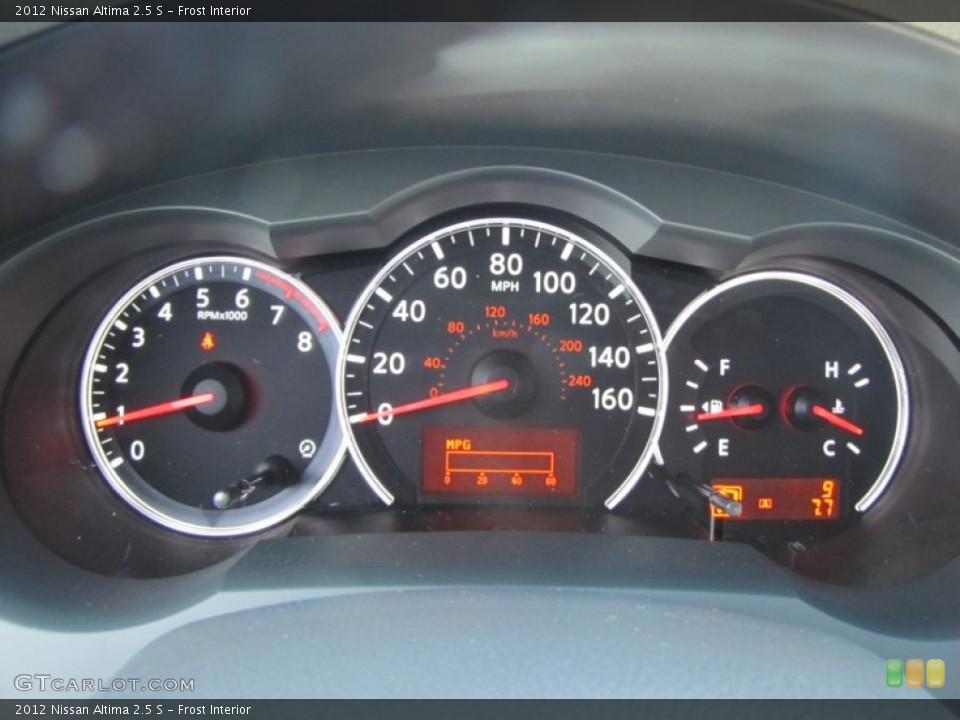 Frost Interior Gauges for the 2012 Nissan Altima 2.5 S #52603211