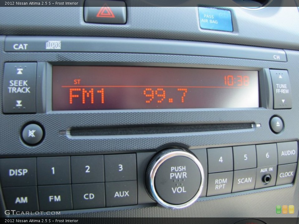 Frost Interior Controls for the 2012 Nissan Altima 2.5 S #52603748