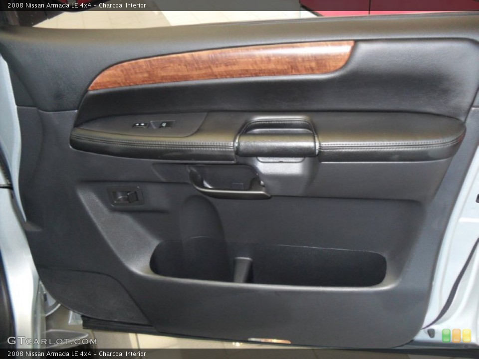 Charcoal Interior Door Panel for the 2008 Nissan Armada LE 4x4 #52604492