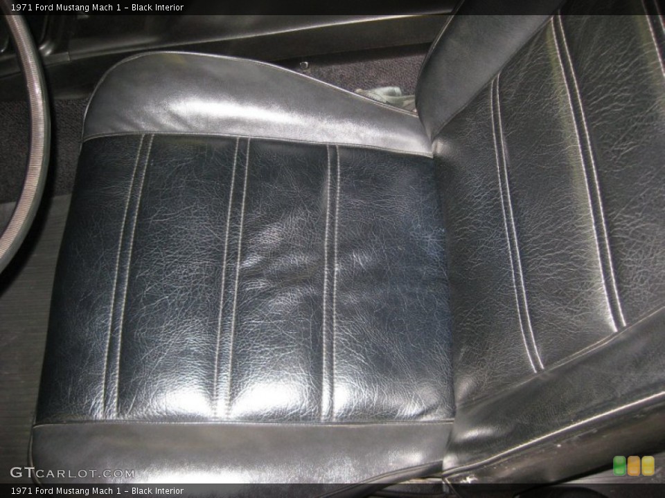 Black Interior Photo for the 1971 Ford Mustang Mach 1 #52605956