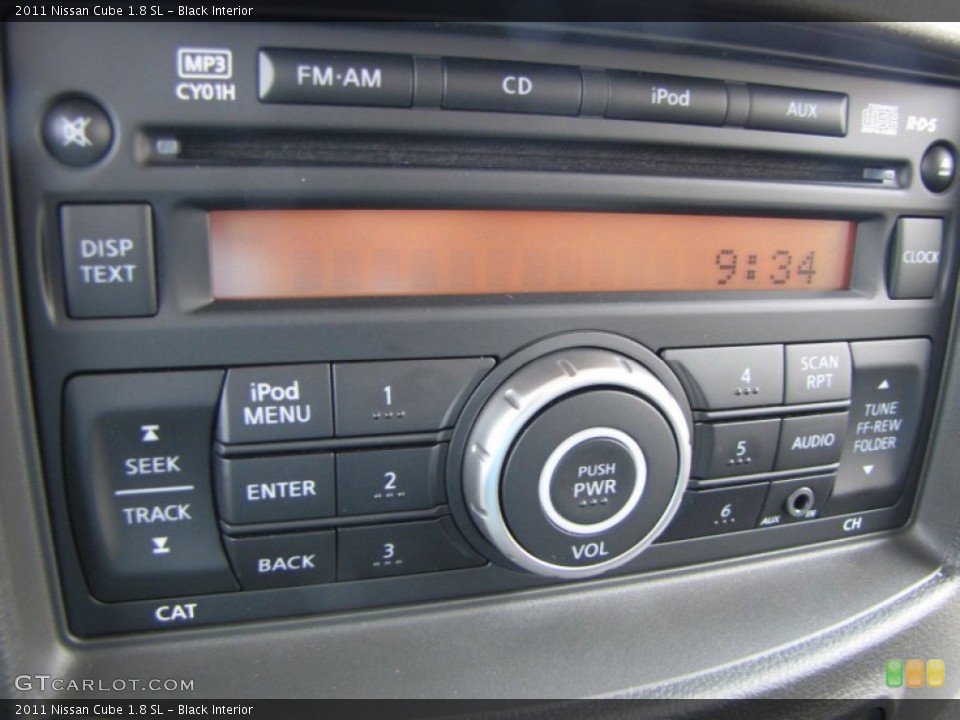 Black Interior Controls for the 2011 Nissan Cube 1.8 SL #52605991