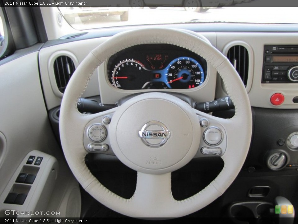 Light Gray Interior Steering Wheel for the 2011 Nissan Cube 1.8 SL #52606223