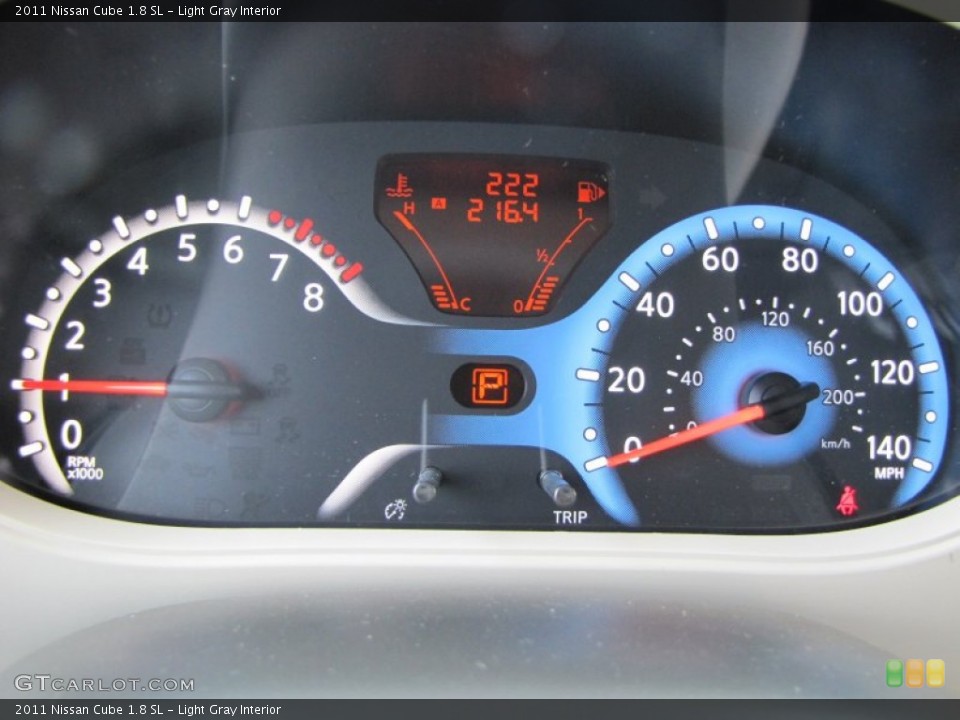 Light Gray Interior Gauges for the 2011 Nissan Cube 1.8 SL #52606235