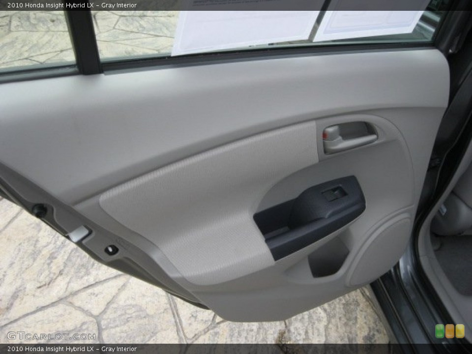 Gray Interior Door Panel for the 2010 Honda Insight Hybrid LX #52607066