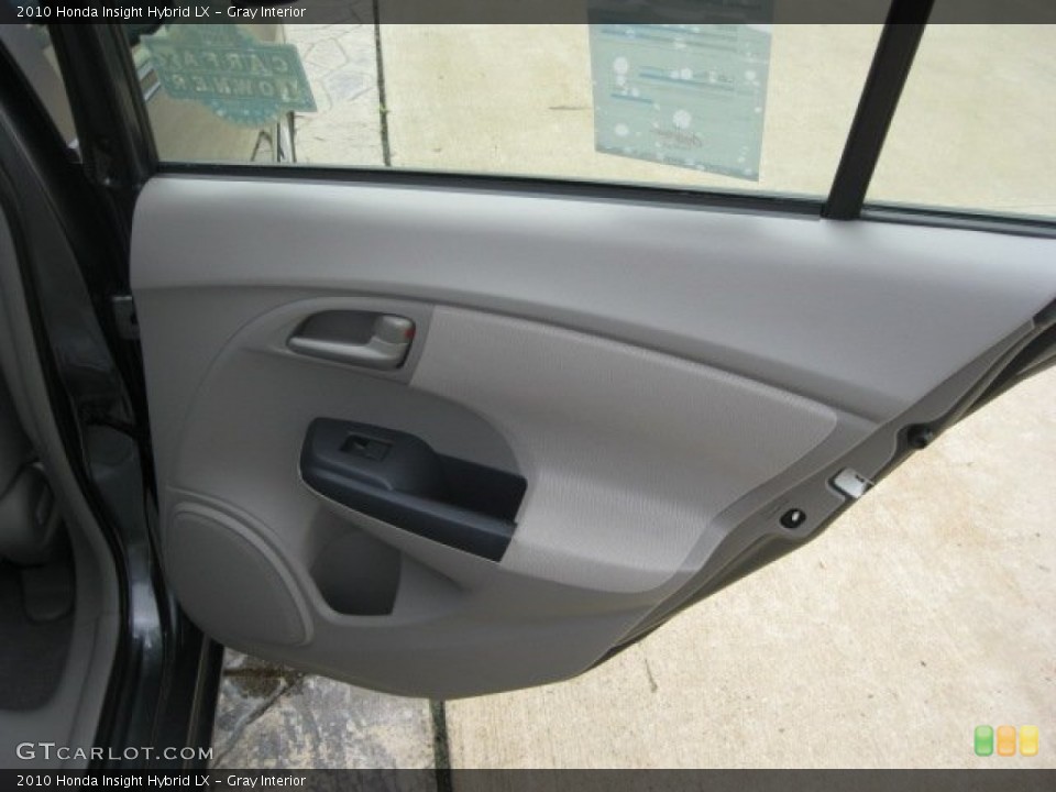 Gray Interior Door Panel for the 2010 Honda Insight Hybrid LX #52607111