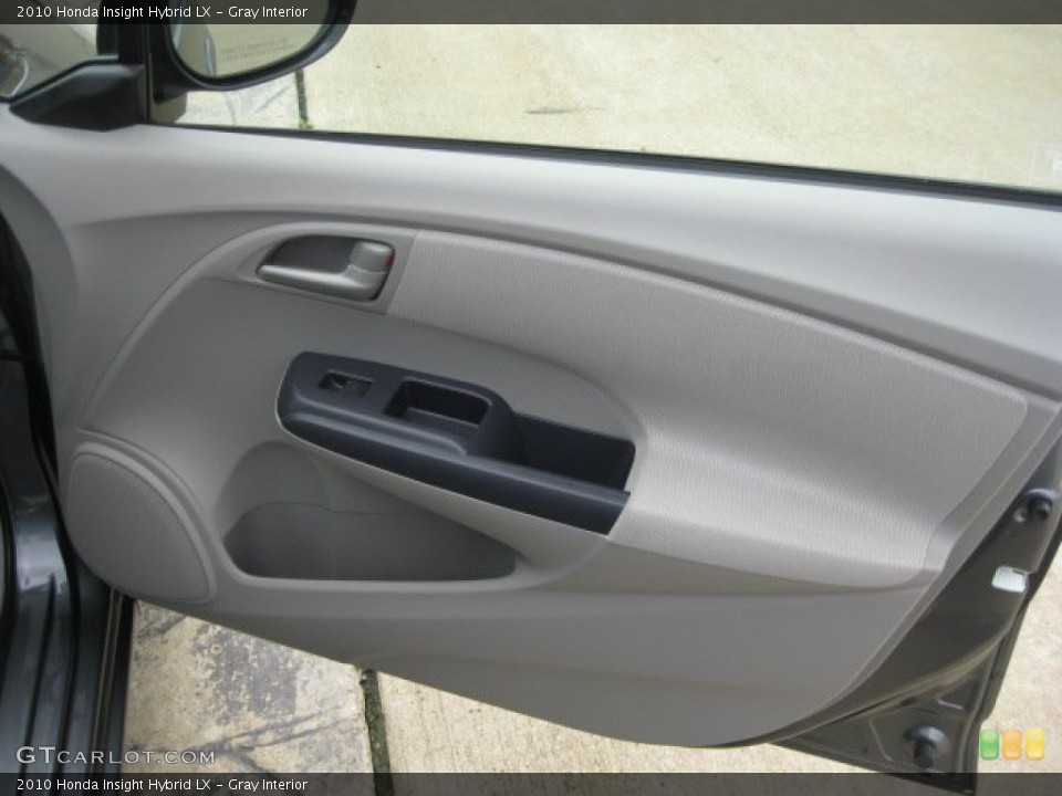 Gray Interior Door Panel for the 2010 Honda Insight Hybrid LX #52607126