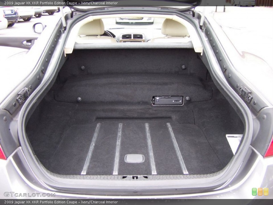 Ivory/Charcoal Interior Trunk for the 2009 Jaguar XK XKR Portfolio Edition Coupe #52607804