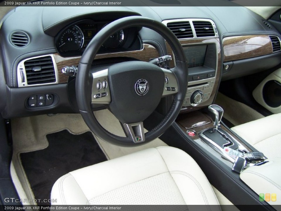 Ivory/Charcoal Interior Prime Interior for the 2009 Jaguar XK XKR Portfolio Edition Coupe #52607933