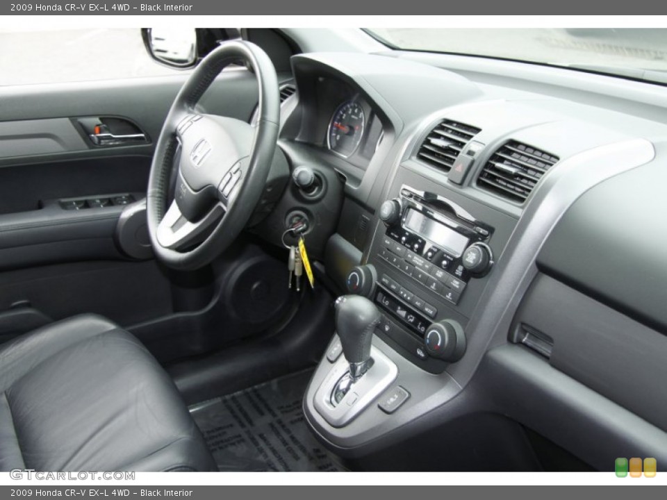 Black Interior Photo for the 2009 Honda CR-V EX-L 4WD #52608710