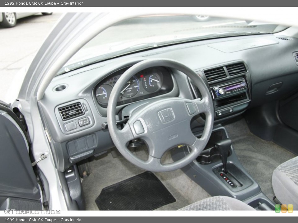 Gray Interior Photo for the 1999 Honda Civic CX Coupe #52609547