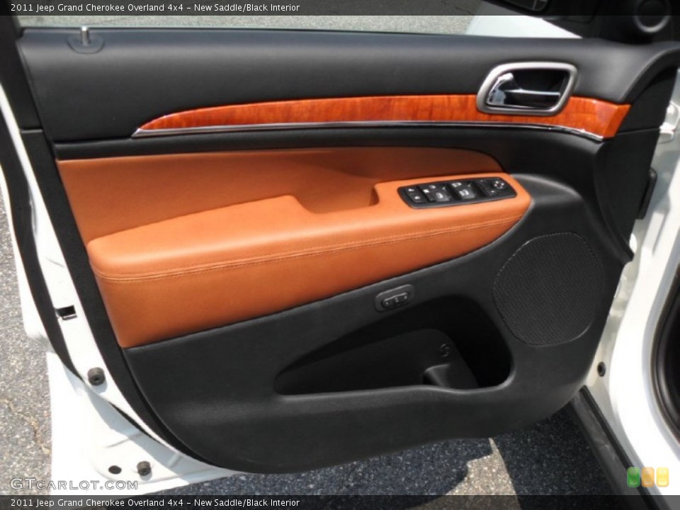 New Saddle/Black Interior Door Panel for the 2011 Jeep Grand Cherokee Overland 4x4 #52610987