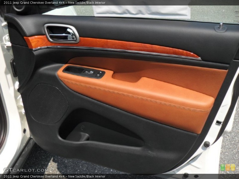 New Saddle/Black Interior Door Panel for the 2011 Jeep Grand Cherokee Overland 4x4 #52611233